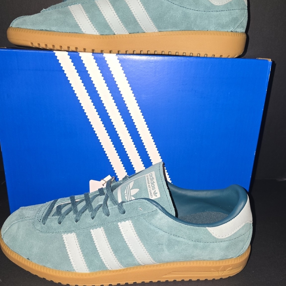 Adidas Bermuda BRMD Mens Size 11.5 Mint Green Suede Gum Sole NWB